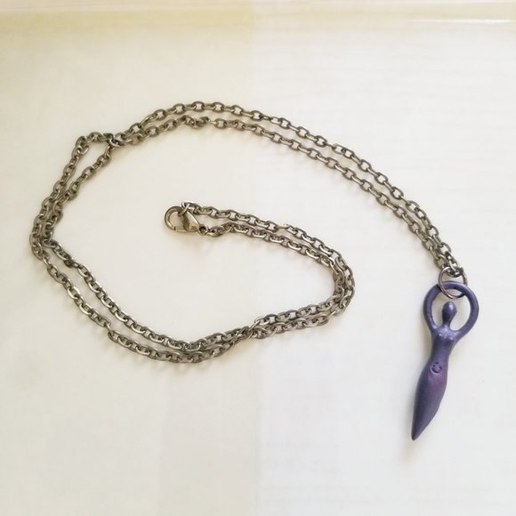 Handmade Goddess Offering Pendant Necklace - Picture 7 of 9